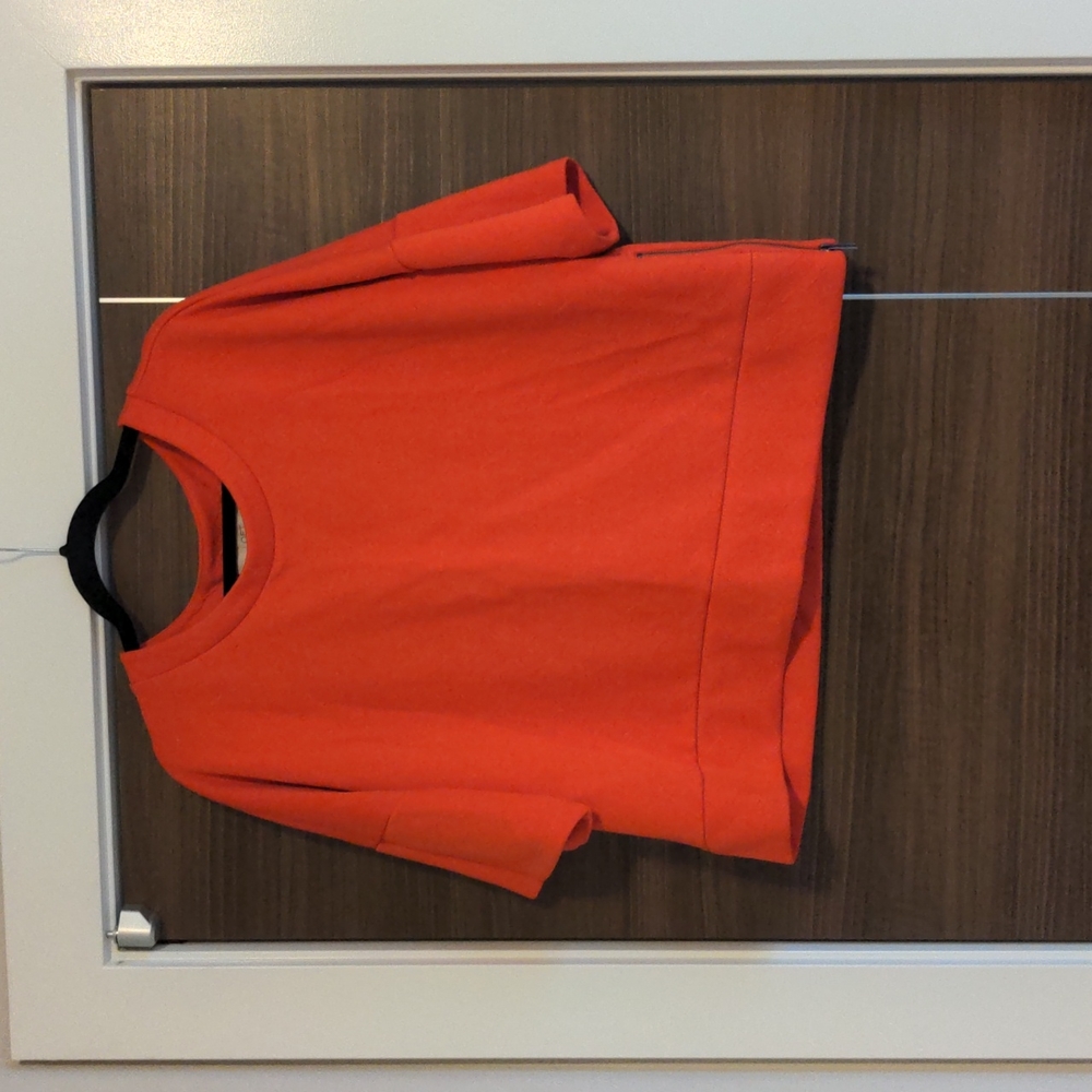 LOFT Jacquard Short Sleeve Sweatshirt